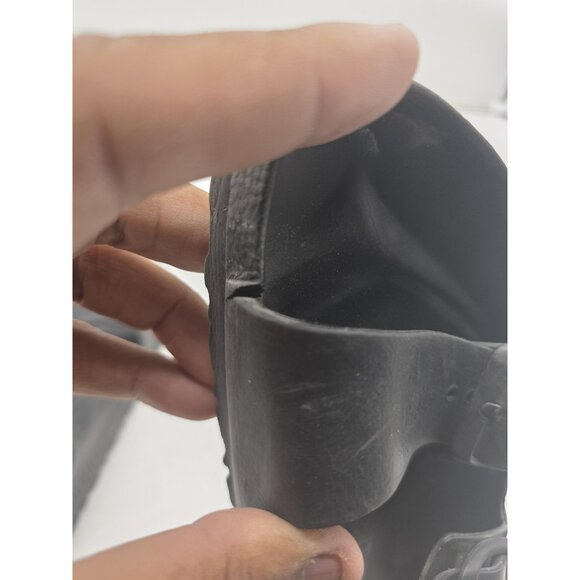 Birkenstock Arizona EVA Sandals Womens Size 7 Womens 6 Black Two Strap Slides - Picture 10 of 11